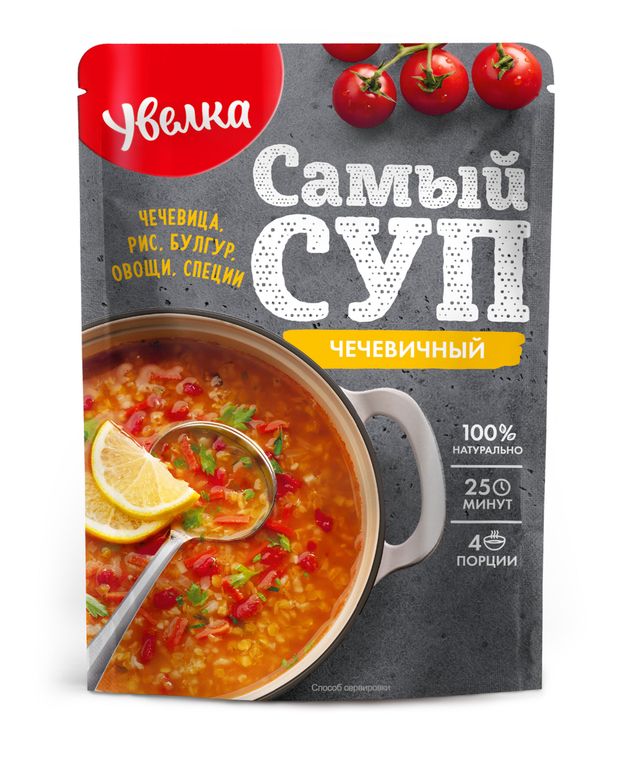

Смесь Увелка суп чечевичный 150 г