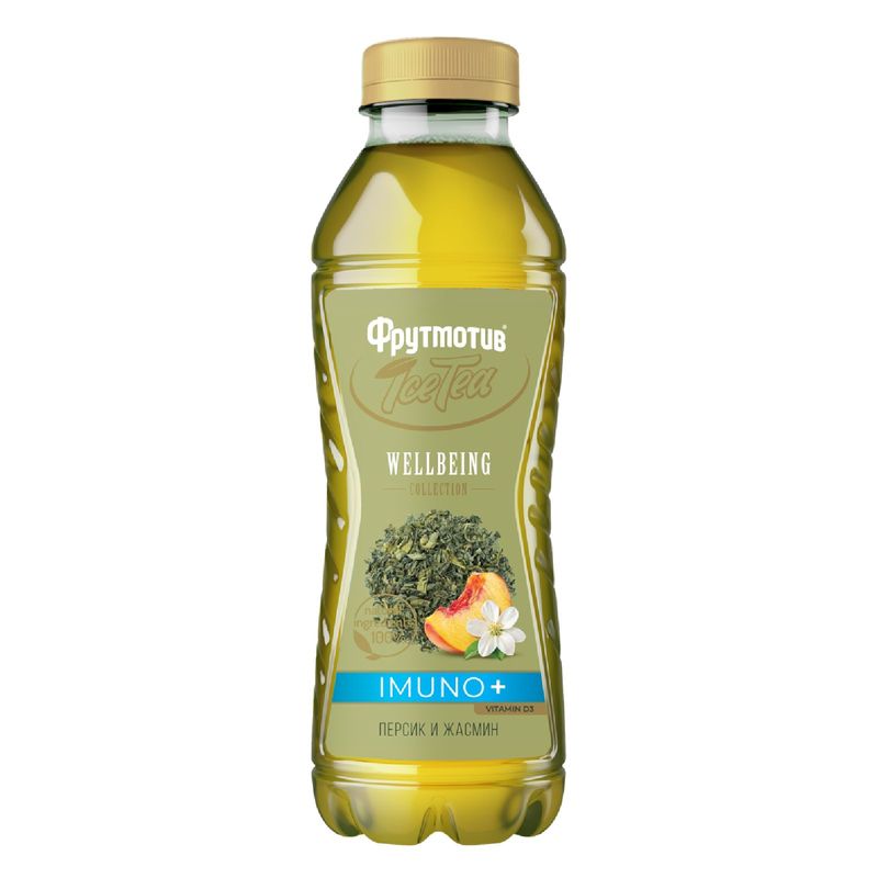 

Чай зеленый Фрутмотив Wellbeing персик и жасмин 500 мл