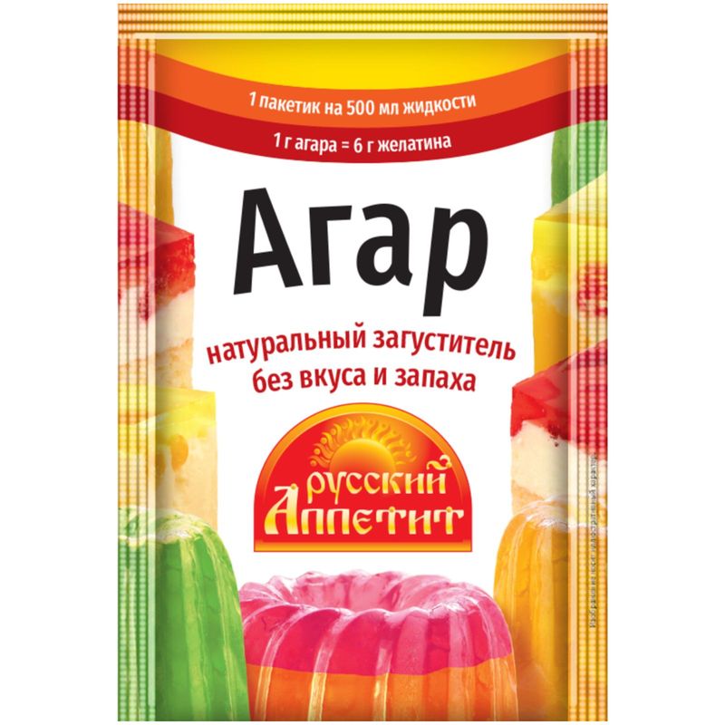 

Агар Русский аппетит пищевой 7 г