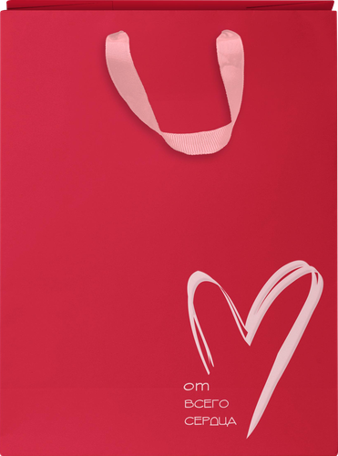 

Пакет подарочный City Home Trade Red Passion премиум 18 x 22.7 x 10 см 1 шт.