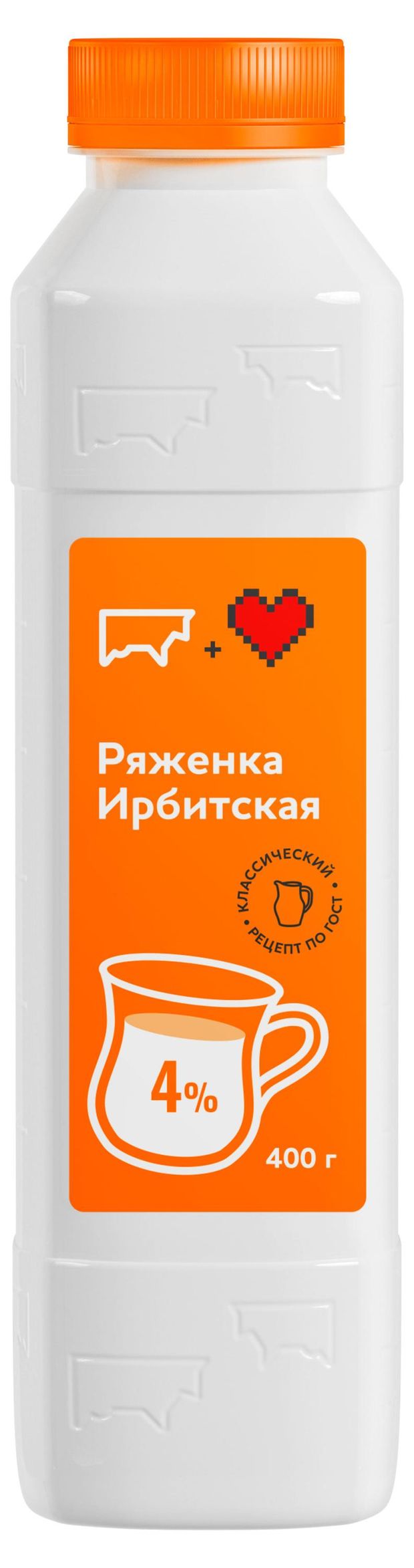 

Ряженка Ирбитская 4% БЗМЖ, 400 г