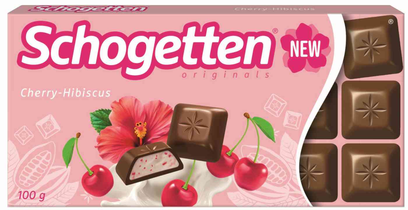 

Шоколад молочный Schogetten Вишня-гибискус 100 г