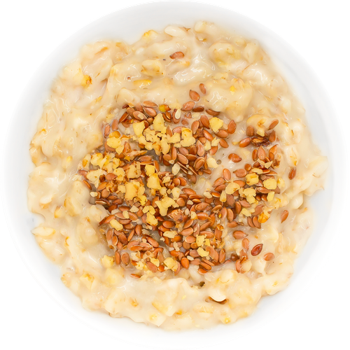 

Каша овсяная Фабрика здорового питания на миндальном молоке с семенами льна и грецким орехом 180 г