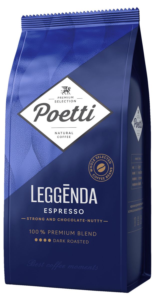 

Кофе в зернах Poetti Leggenda Espresso 1 кг