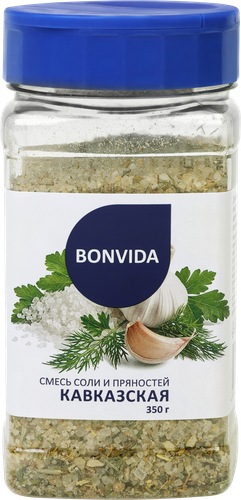 

Соль с пряностями Bonvida Кавказская 350 г