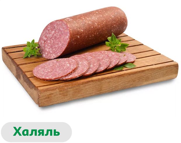 

Сервелат Арабский Елабужский мясоконсервный комбинат варено-копченый 350 г