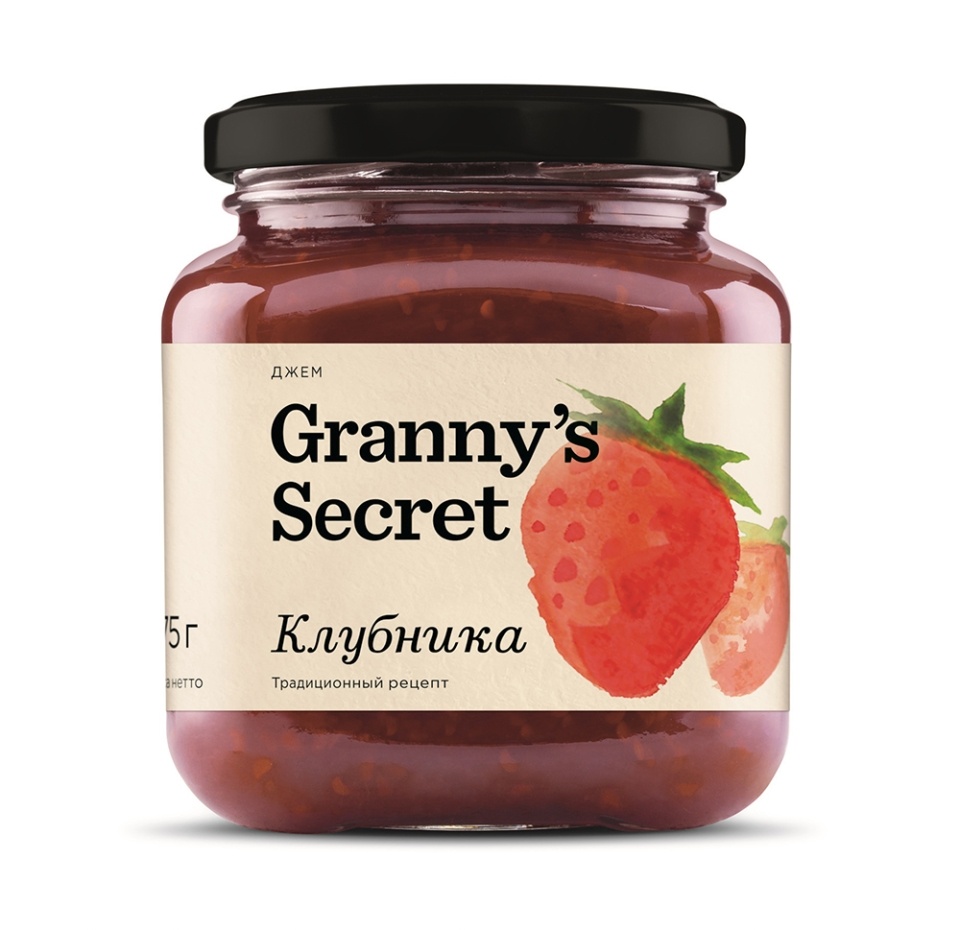 

Джем Granny's Secret Домашний из клубники 375 г