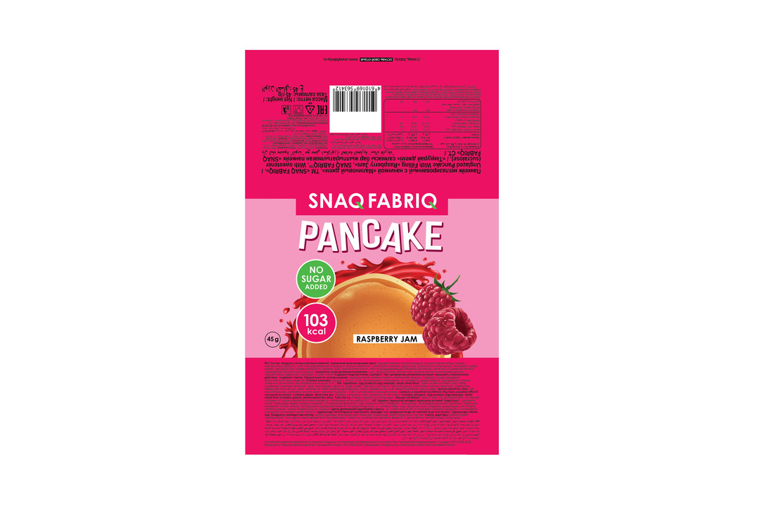 

Панкейк Snaq Fabriq Pancake Малиновый джем без сахара 45 г