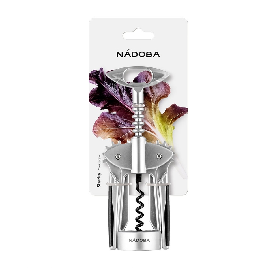 

Штопор Nadoba Sharky хром матовый