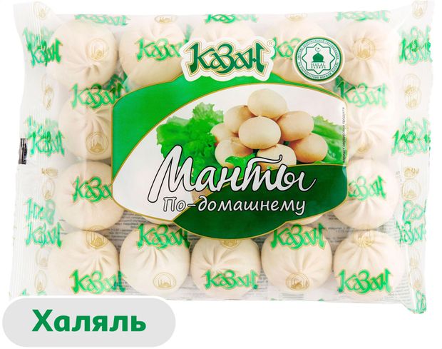 

Манты Казан По-домашнему Халяль 800 г