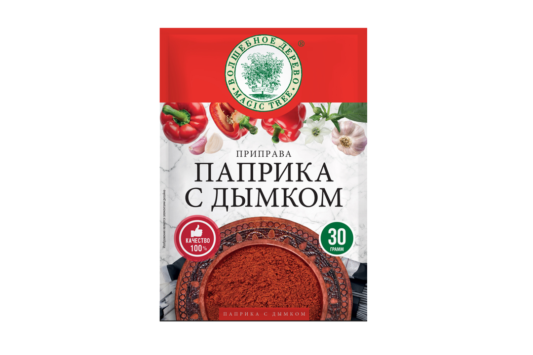 

Приправа Волшебное дерево Паприка с дымком 30 г