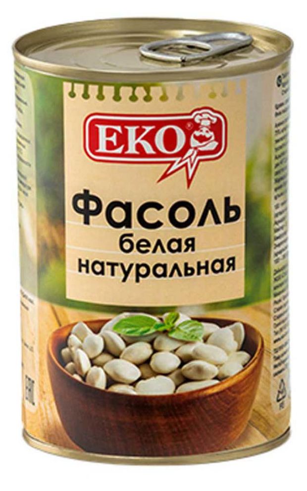 

Фасоль белая ЕКО в собственном соку