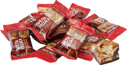 

Батончик Орел и Решка арахис миндаль клюква вес