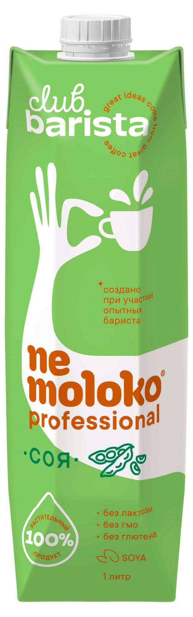 

Напиток соевый Nemoloko Barista 1 л