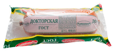 Колбаса вареная Великолукский мясокомбинат Докторская ГОСТ, кг