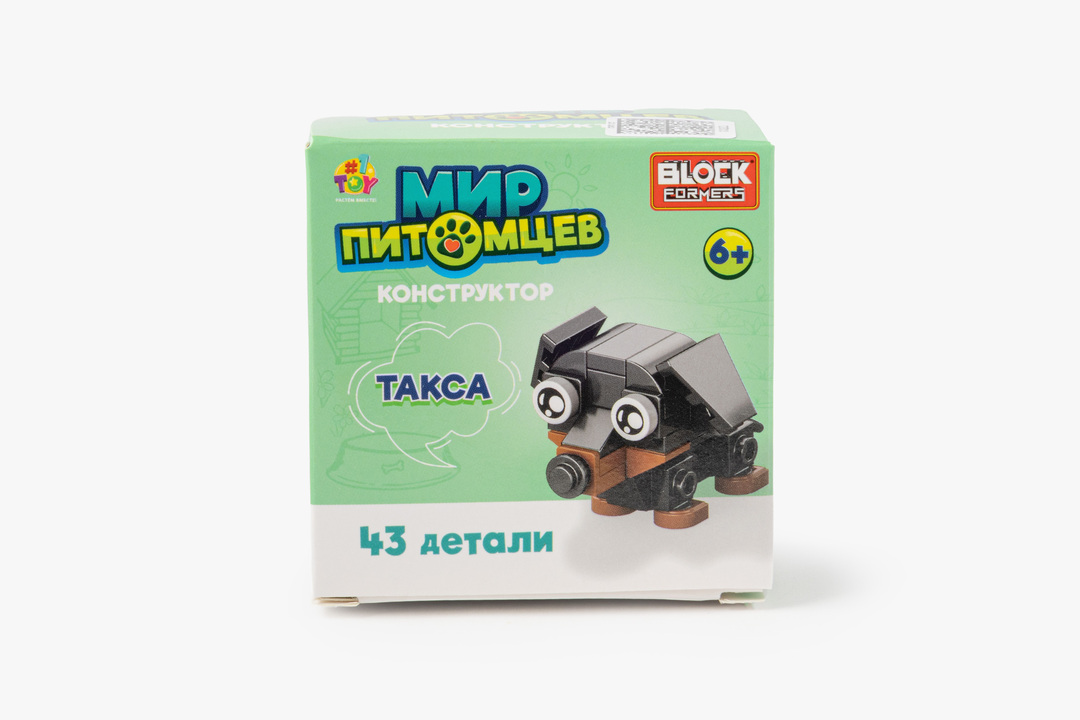 

Конструктор 1Toy Мир питомцев 1 шт. дизайн в ассортименте