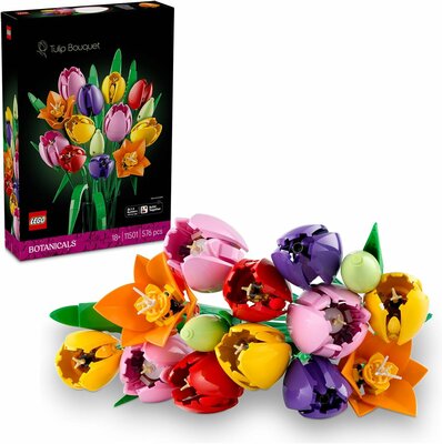 Конструктор Lego Botanicals Букет тюльпанов 576 деталей