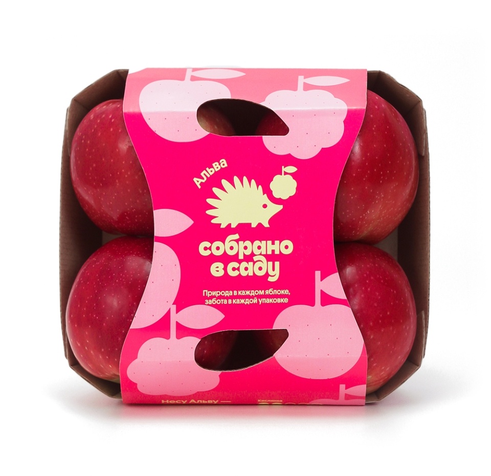 

Яблоки Собрано в саду Альва 4 шт. 650 г