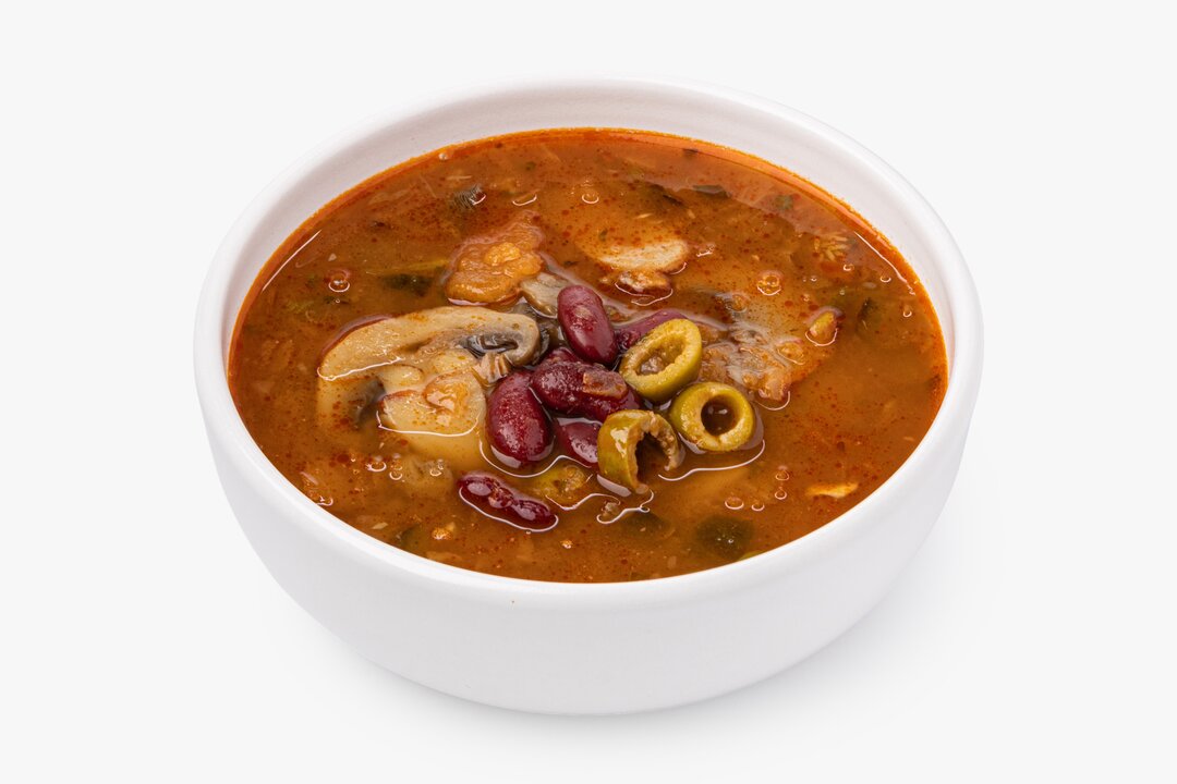 

Солянка постная ВкусВилл с фасолью и грибами 300 г