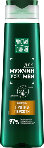 

Шампунь для мужчин Чистая Линия For Men Против Перхоти 400 мл