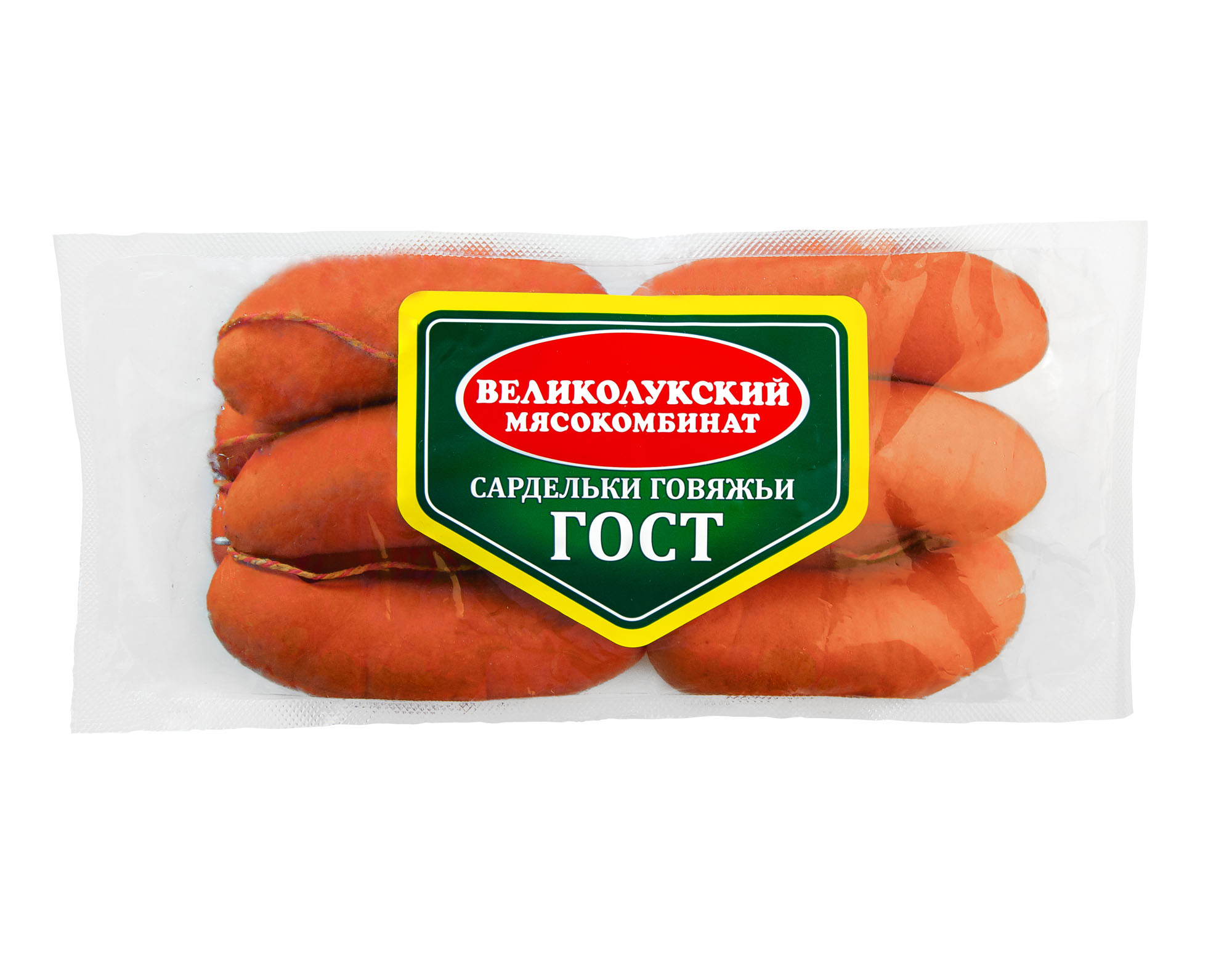 

Сардельки Великолукский Мясокомбинат Говяжьи ГОСТ вес дизайн в ассортименте
