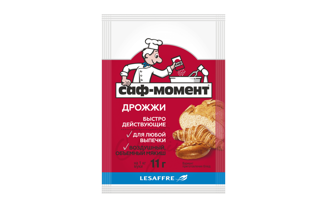 

Дрожжи Саф-момент хлебопекарные сухие быстродействующие 11 г