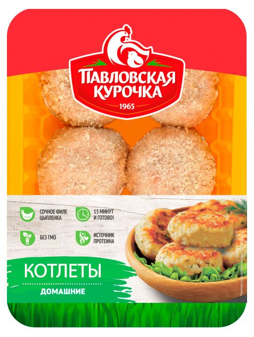 

Котлеты Домашние Павловская курочка 440 г