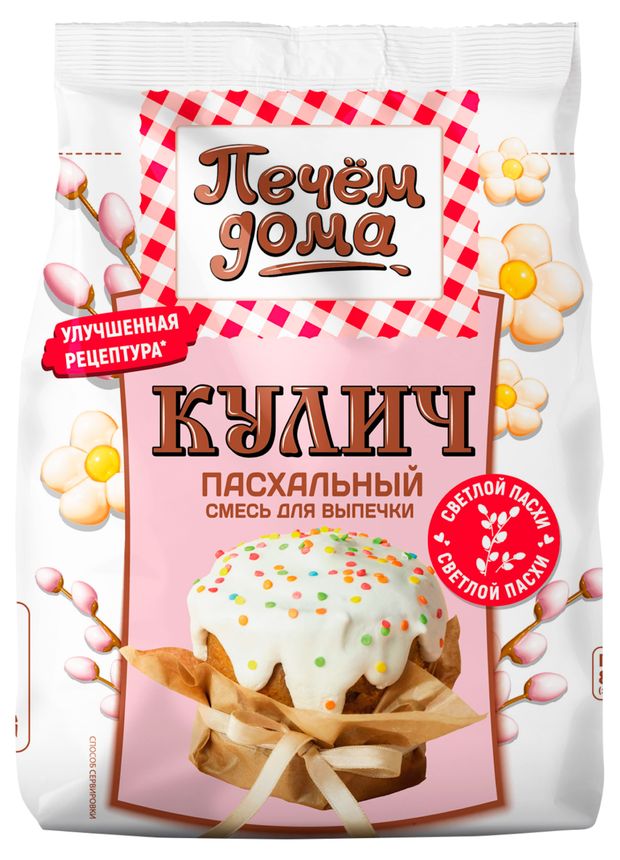 

Смесь для выпечки Печём дома Кулич Пасхальный 300 г