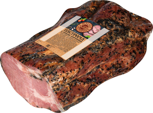 

Пастрома Мясная история в специях запеченная вес