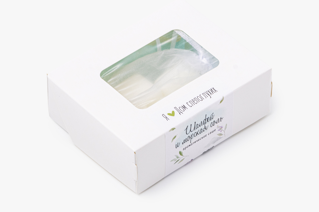 

Аромасаше ВкусВилл из соевого воска Шалфей и морская соль 5 шт.