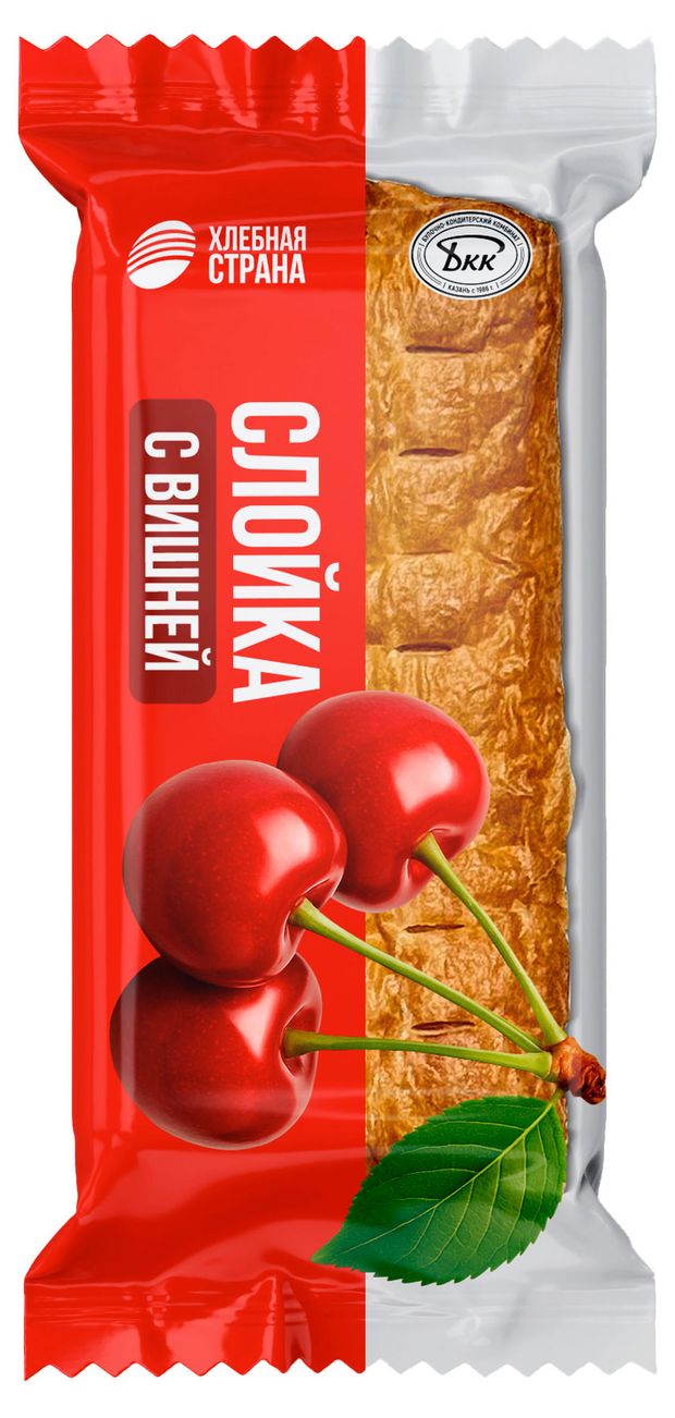 

Слойка БКК с вишней 80 г