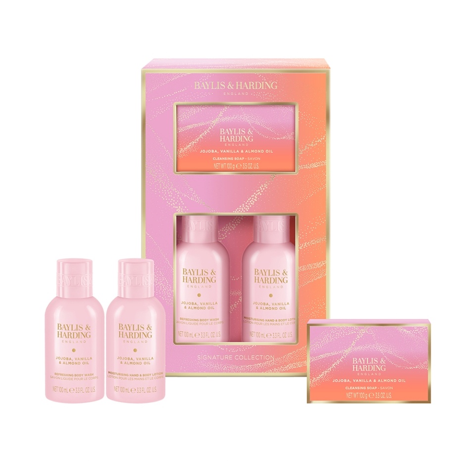 

Подарочный набор Baylis&Harding Jojoba Vanilla & Almond Oil Make Me Sparkle Bathing Set 300 мл