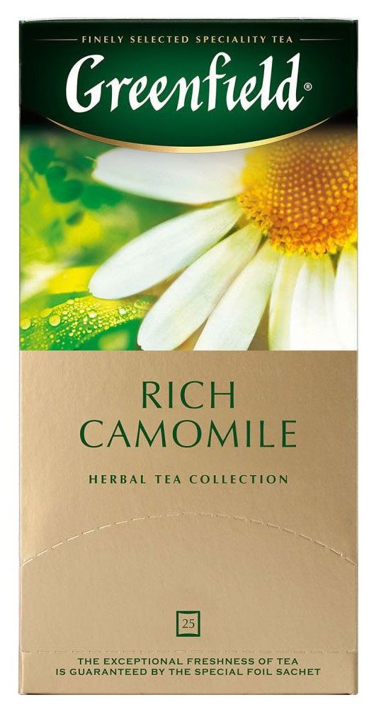 

Чайный напиток Greenfield Rich Camomile травяной 25 шт х 1.5 г