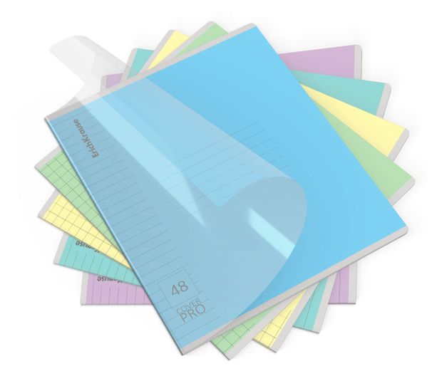 

Тетрадь общая ErichKrause Классика CoverPrо с пластиковой обложкой в линейку А5+, 48 л, 1 шт., цвет в ассортименте