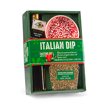 

Подарочный набор Antico Pastificio Umbro: тарелка, масло, специи по-сицилийски 270 г