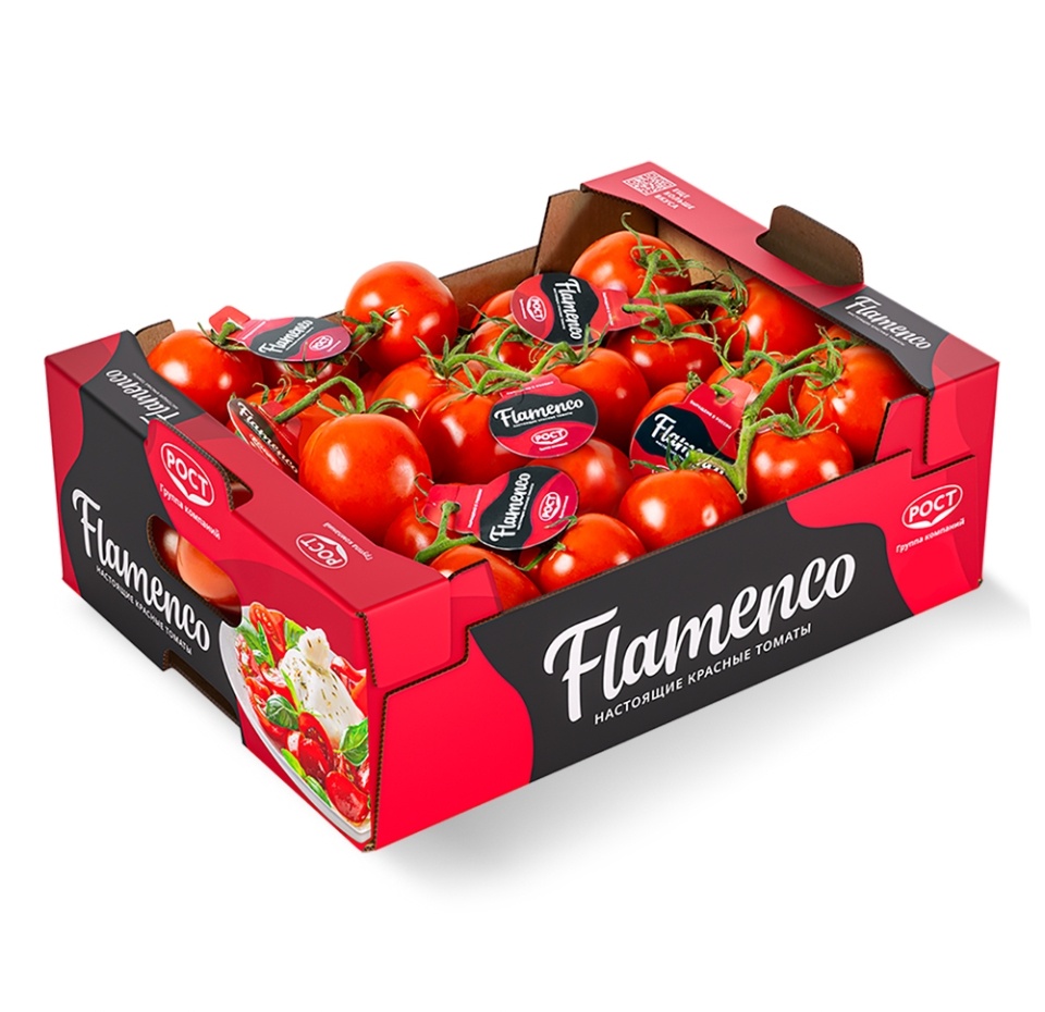 

Томаты Flamenco красные сливовидные на ветке вес