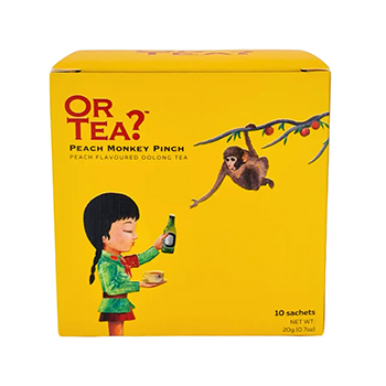 

Чай улун Or Tea Peach Monkey Pinch с персиком 10 пакетиков 20 г