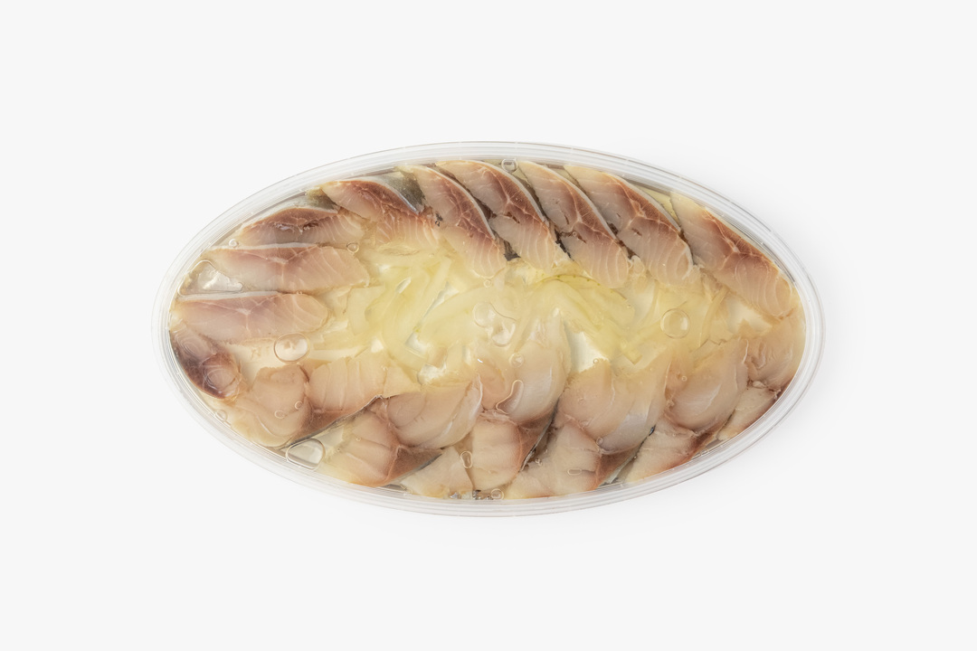 

Ассорти ВкусВилл из сельди и скумбрии филе-кусочки в масле с луком 180 г