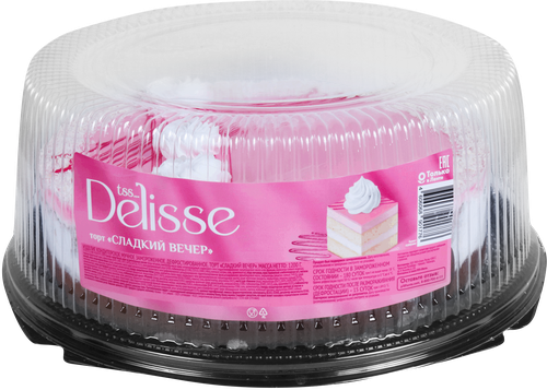 

Торт Delisse замороженный Сладкий вечер 1.2 кг