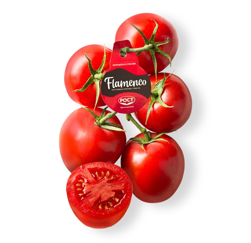 

Томаты Flamenco красные сливовидные на ветке вес