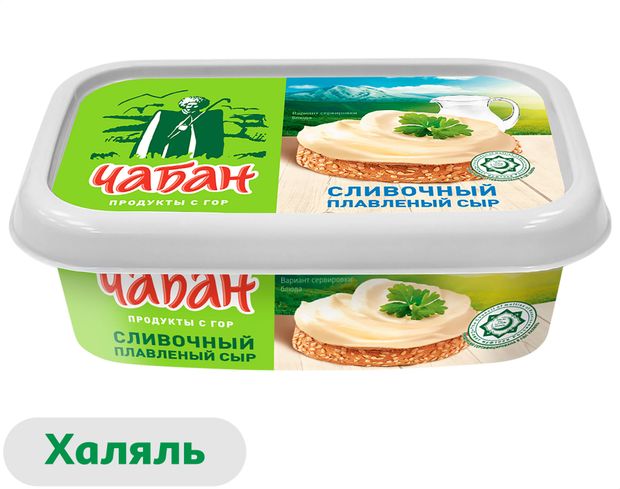 

Сыр плавленый Чабан сливочный 55% 180 г