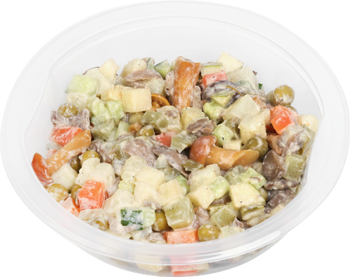 

Салат Рестошик Оливье с жареными шампиньонами постный 200 г