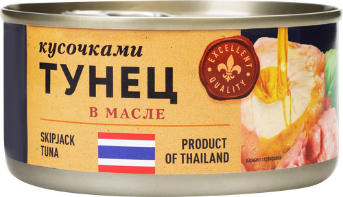

Тунец Premium Club в масле, кусочки 185 г