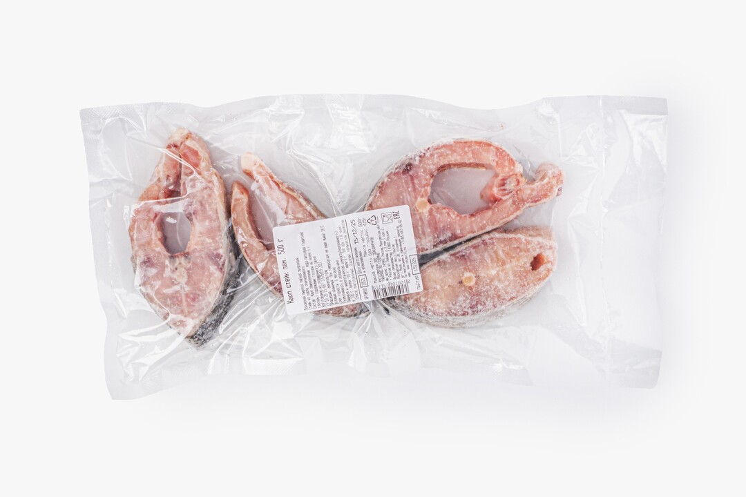 

Карп стейк ВкусВилл замороженный 500 г