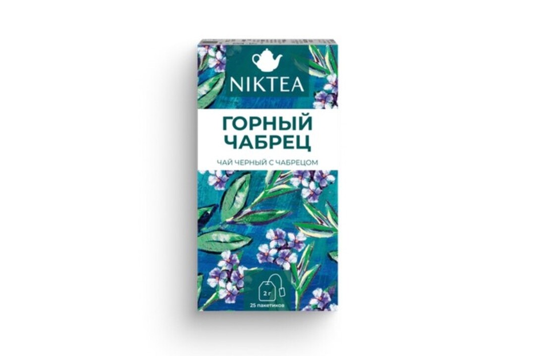 

Чай черный Niktea Горный Чабрец пакетированный 25 пакетиков 50 г