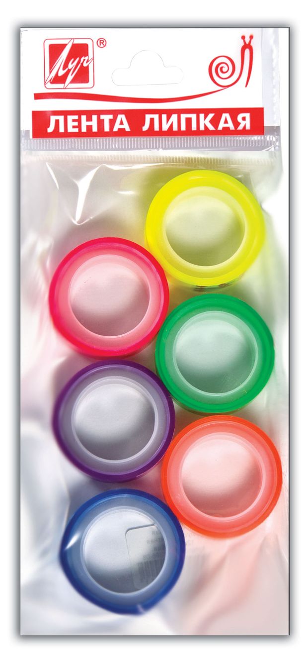 

Липкая лента Луч флуоресцентная 12 мм x 5 м 6 шт. Арт. 21С 1398-08