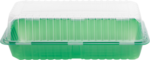 

Мини-парник для выращивания рассады Giardino Club 39 х 16 х 13 см с крышкой на 2 вставки арт. 64674