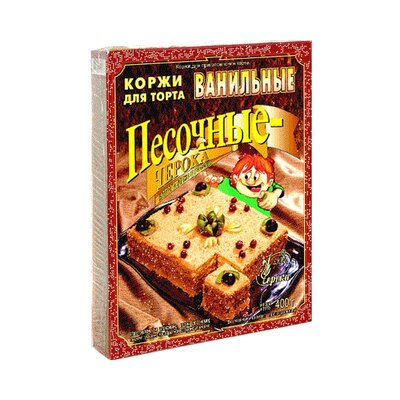 Коржи для торта Рыжик Черока Ванильное 400г