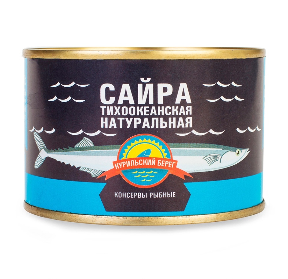 

Сайра Курильский берег Тихоокеанская натуральная 250 г