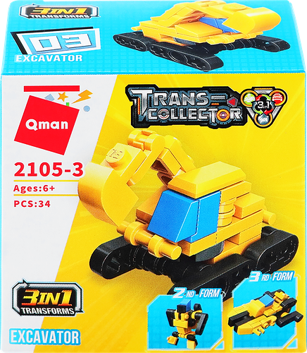 Конструктор QMAN Транспорт, в ассортименте